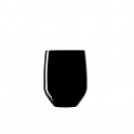 Italesse - 2 Verres bas noir 420cc -VERTICAL PARTY BEACH