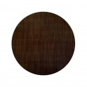 Chilewich - Set de table rond - BASKETWEAVE - noisette