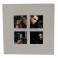 Cadre 4 photos chrome