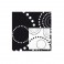 Set de 20 serviettes en papier - Blanc et Noir In Bloom