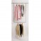 Closet rod - DUBLET -  chrome