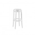 Kartell - Tabouret de bar - CHARLES GHOST -  h 75