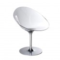 Kartell - Fauteuil tournant - EROS - blanc brillant