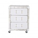 Dresser 3 drawers - CROCO NOBLE - white - Kare Design