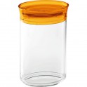 Kitchen box Oval 1 liter - LATINA - orange - Guzzini