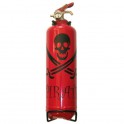 Mac Fire - Mac-Fire extincteur design Grand Mod&egrave;le - PIRATE Rouge/Noir