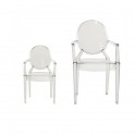 Kartell - Fauteuil pour enfant - LOULOU GHOST - cristal