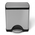 Pedal bin - DELUXE BRUSHED - 25 liters - Simplehuman
