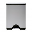 Simplehuman - Poubelle &agrave; p&eacute;dale - DELUXE BRUSHED - 50 litres