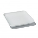 Alessi - Assiette carr&eacute;e en porcelaine - PROGRAMMA 8 - 