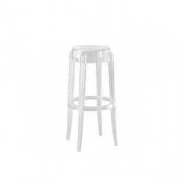 Kartell - Tabouret de bar - CHARLES GHOST - h 75