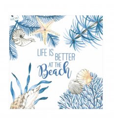 serviette en papier - Ocean Life is Better