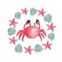 Serviette en papier - Le Crab