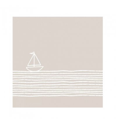 Serviette décorative - Pure Sailing taupe