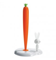 Roll holder paper towels - CARROT & BUNNY - H 34 cm