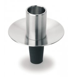 Stainless steel cap candlestick