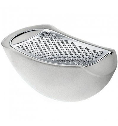 Cheese grater with container - PARMENIDE - ice - A di Alessi