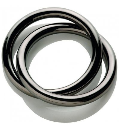 Alessi - Rond de serviette - OUI - gris