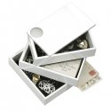Jewelry box swivel and magnetic - 3 compartments