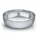 Pierced basket in polished stainless steel  - Diameter 23cm.