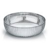 Alessi - Corbeille en acier inox brillant - Diamètre 23cm