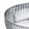 Pierced basket in polished stainless steel  - Diameter 23cm. - Alessi