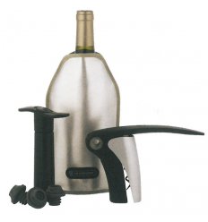  Giftbox with corkscrew, wine pump and freshener - GS139