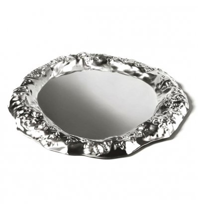 Alessi - Plateau - Centre de table - FINGERNAIL'S WORK - 55cm x 50cm Acier inoxydable