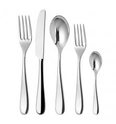 Set of 5 cutlery - NUOVO MILANO - Shiny stainless steel