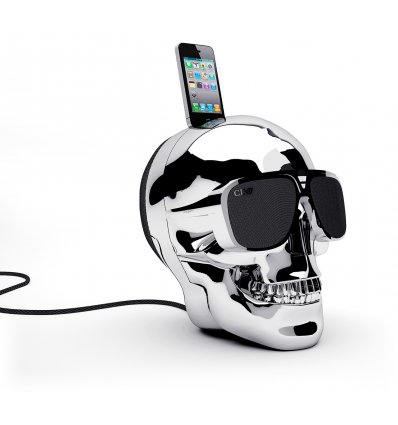 Jarre Technologies - Lecteur de musique HD avec fonction Bluetooth - AEROSKULL XS - Chrome